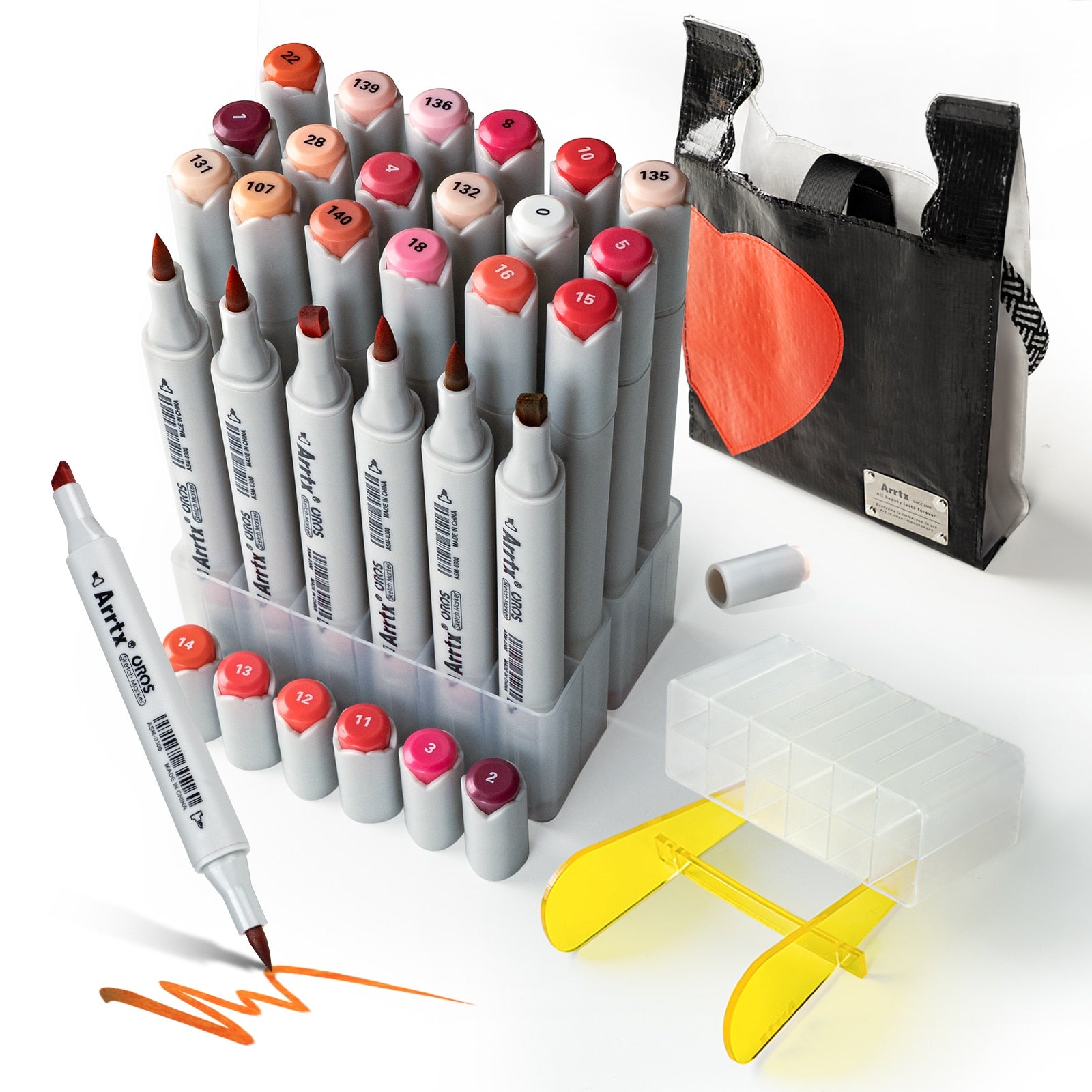 Arrtx OROS 24 Colors Brush Marker Pen – artsuppliesandmore