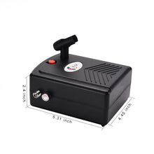 Load image into Gallery viewer, OPHIR 0.35mm Dual-Action Airbrush Kit Mini Air Compressor AC034 AC072
