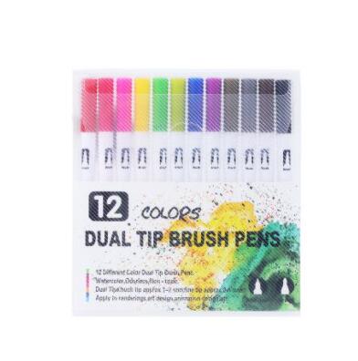 ZK40 Watercolors Brush Pen Set 12 24 36 48 60 100 Colors