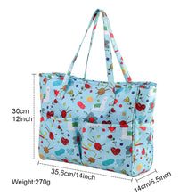 Load image into Gallery viewer, Portable Crochet Hooks Storage Tote Bag
