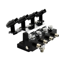 Load image into Gallery viewer, OPHIR 4-Airbrush Holder and 5x 1/8 Inch Air Hose Splitter Set AC121+AC024-5x
