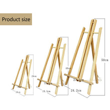 Load image into Gallery viewer, A4/A3 Beech Wood Table Easel 30cm/40cm/50cm
