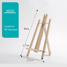 Load image into Gallery viewer, A4/A3 Beech Wood Table Easel 30cm/40cm/50cm
