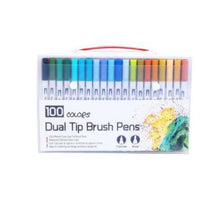 Load image into Gallery viewer, ZK40 Watercolors Brush Pen Set 12 24 36 48 60 100 Colors
