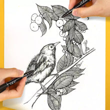 Load image into Gallery viewer, Fadeless Black Ink Line Drawing Pen
