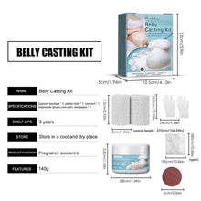 Load image into Gallery viewer, DIY Pregnancy Belly Casting Kit Unique Keepsake
