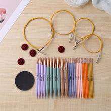 Load image into Gallery viewer, 13 Pair Crochet Hook Circular Knitting Needles Set with Case
