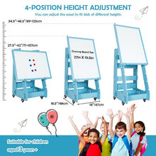 Load image into Gallery viewer, Multifunctional Kids Standing Art Easel Dry Erase Board Adjustable
