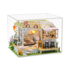 Load image into Gallery viewer, Cat Cafe Miniature Wooden Dollhouse Kit
