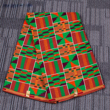 Load image into Gallery viewer, 1Yard Ankara African Batik Cotton Fabric
