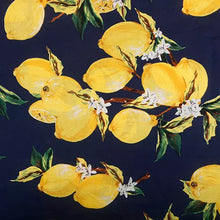 Load image into Gallery viewer, Lemon Printed Cotton Poplin Cloth
