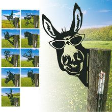 Load image into Gallery viewer, Farm Animal Silhouette Garden Ornaments
